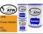 Preview: Jeep, Punkn Metallic, E4 / PE4: 500ml Lackdose + 500ml Klarlack + 250ml Härter - Set, von ATW Autoteile West.
